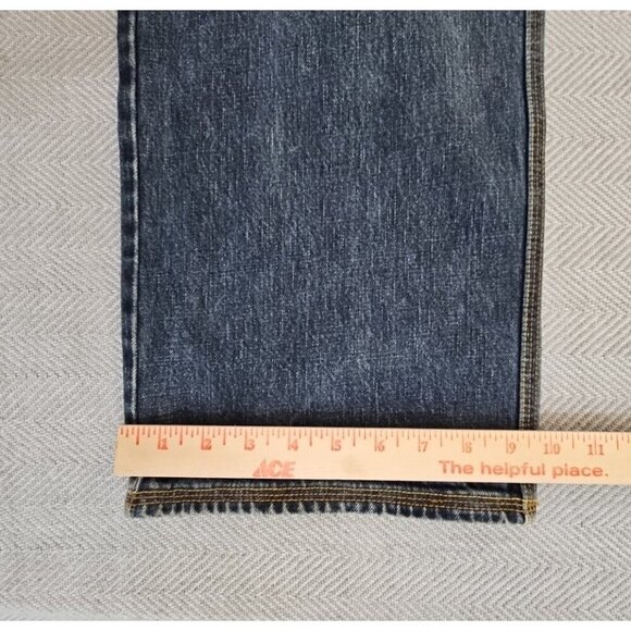 Sean John Jeans Men’s 32x32 Blue Y2K Hip Hop Baggy Wide Leg Denim Zip Pockets - Picture 7 of 13